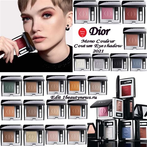 dior new eyeshadow 2021|Dior mono eye shadows.